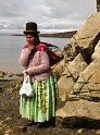 Bolivianka na Isla de Sol