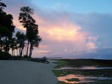 1. zapad slunce na pobrezi Maleho Andamanu